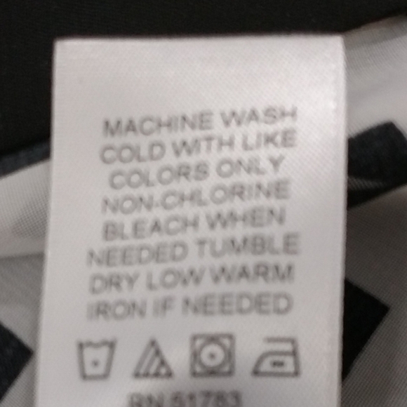 Maurices Sheer Black and White Button Up Blouse - Picture 6 of 7